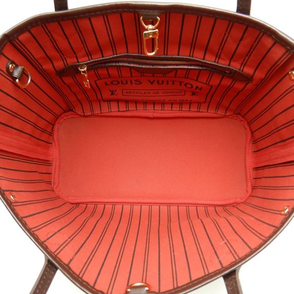 Louis Vuitton Damier Neverfull PM Ebene Tote Bag Brown - Picture 6 of 8